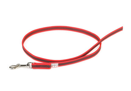 Julius K9 Color & Gray Supergrip Leash with Handle – Red, Anti-Slip, 300cm x 14mm, Durable Training Lead