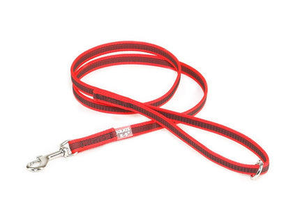 Julius K9 Color & Gray Supergrip Leash 2x220cm – Removable Anti-Slip Black Lead, Durable Design