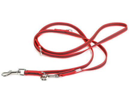 Julius K9 Color & Gray Supergrip Leash – Removable Anti-Slip Handle, 1.4x220cm, Black