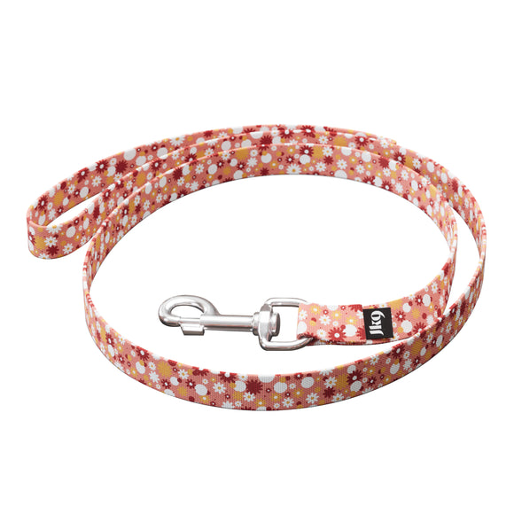Julius-K9 MoreColor Basic Leash – Pink Floral Tape, 120cm, Durable and Stylish Design