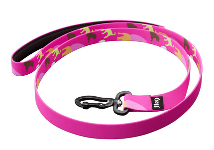 Julius-K9 MoreColor Dogz Leash 120cm – Neoprene Handle, Colorful Tape Design
