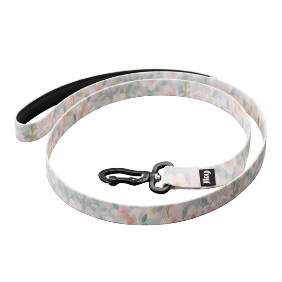 Julius-K9 MoreColor Pretty Leash 120cm – Neoprene Handle, Floral Pattern, Durable Tape
