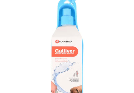 Flamingo Gulliver Water Dispenser 500ml – Leakproof Portable Bottle, Fuchsia Color