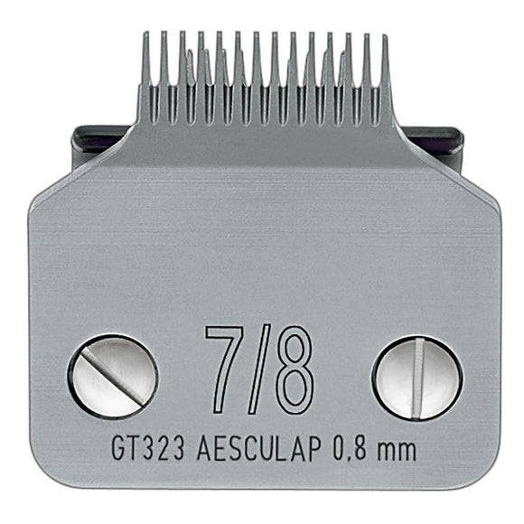 Aesculap 7/8 Snap-On Razor Blade – Precision 0.8mm Edge, Ideal for Paws and Face Detailing