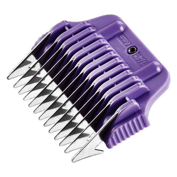 Heiniger Wide W-Snap-On Stainless Steel Comb Set – Durable Spacers for Wide Blades, 8 Pieces