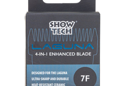 Show Tech 4in1 Enhanced Laguna Blade No. 7F – Precision Steel Replacement, 3mm Cutting Length