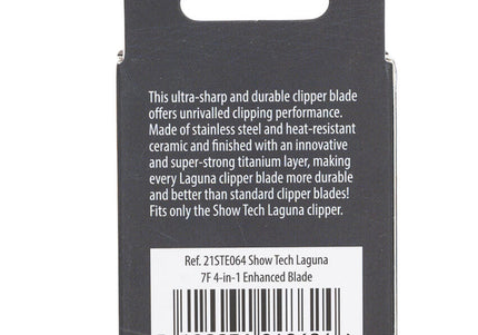Show Tech 4in1 Enhanced Laguna Blade No. 7F – Precision Steel Replacement, 3mm Cutting Length