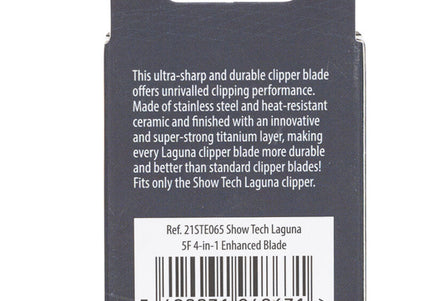 Show Tech 4in1 Enhanced Laguna Blade No. 5F – Precision Steel Replacement, 6mm Cutting Length
