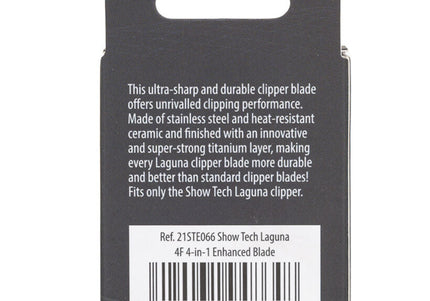 Show Tech 4in1 Enhanced Laguna Blade No. 4F – Precision 9mm Replacement Blade, Durable Steel