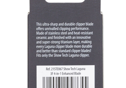 Show Tech 4in1 Enhanced Laguna Blade No. 3F – Precision Replacement Blade, 12mm Cutting Length