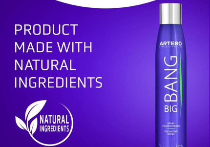 Artero Big Bang Volumizing Spray – Coat Lifting Formula, 300ml, Adds Lasting Fullness and Shine