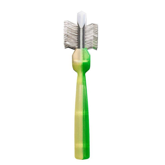 ActiVet Duo Plus SilCoater 2in1 Grooming Brush – Dual Soft Heads, 4.5cm, Gentle Detangling