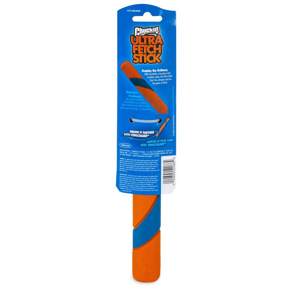Chuckit! Ultra Fetch Stick 28cm – Durable Rubber Toy with High-Visibility Design