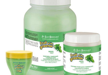 Iv San Bernard Fruit of the Groomer Mint PEK Conditioner – Refreshing Vitamin B6 Formula, Regenerating Care