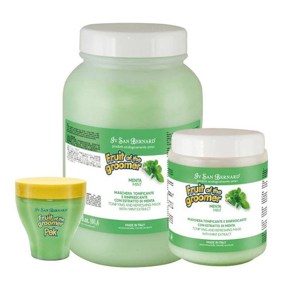 Iv San Bernard Fruit of the Groomer Mint PEK Conditioner – Refreshing Vitamin B6 Formula, Regenerating Care