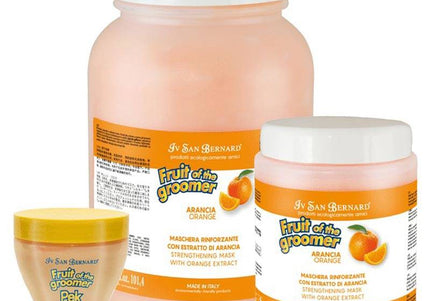 Iv San Bernard Fruit of the Groomer Orange PEK Conditioner – Regenerating Mask with Orange and Silicone, Nourishing Formula