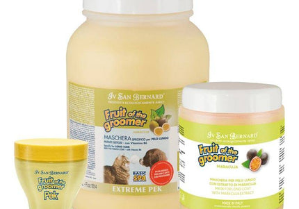Iv San Bernard Fruit of the Groomer Maracuja PEK Conditioner – Passion Fruit Protein Blend, Nourishing for Long Coats