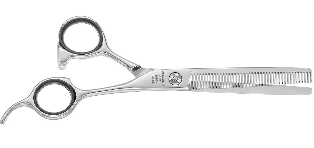 Aesculap Single-Sided Thinning Razor Scissors – 6 Inch, 42 Teeth, Precision Blending