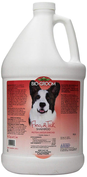 Bio-Groom Flea & Tick Insect Shampoo – Large 3.78L Bottle, Fast-Acting Formula