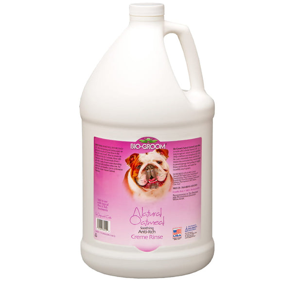 Bio-Groom Natural Oatmeal Creme Rinse – Soothing Anti-Itch Conditioner, 3.78L Hydrating Formula