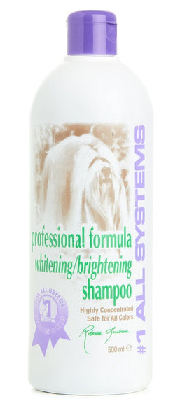 1 All Systems Professional Whitening Brightening Shampoo – Discoloration Removing, 473ml Bottle