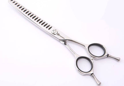 GroomStar Semi-Curved Chunker Scissors – 6.5 Inch, 18 Teeth, Professional Precision
