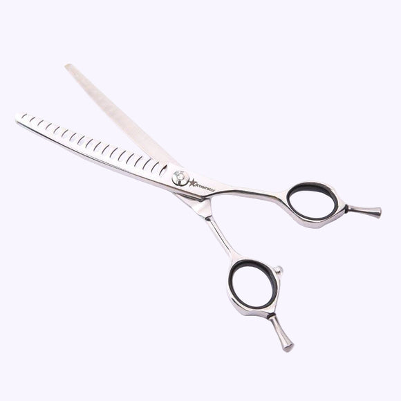 GroomStar Semi-Curved Chunker Scissors – 6.5 Inch, 18 Teeth, Professional Precision