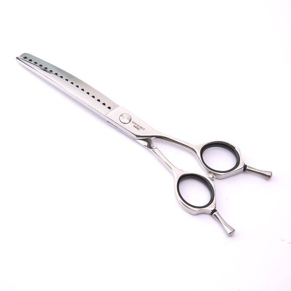 GroomStar Semi-Curved Chunker Scissors – 6.5 Inch, 18 Teeth, Professional Precision