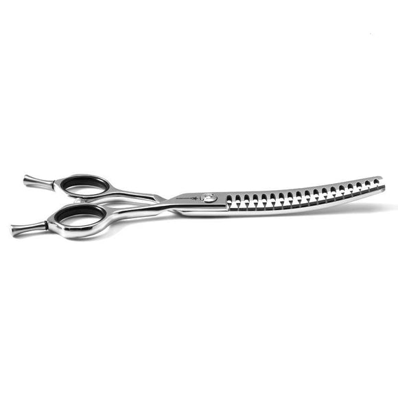 GroomStar Semi-Curved Chunker Scissors – 6.5 Inch, 18 Teeth, Professional Precision