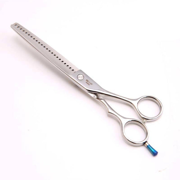 GroomStar Professional Chunker Scissors – 7.5 Inch, 24 Teeth, Precision Half-Cutting Tool