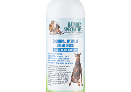 Nature's Specialties Oatmeal Creme Rinse – Moisturizing Conditioner, Concentrated 1:24, 473ml Bottle