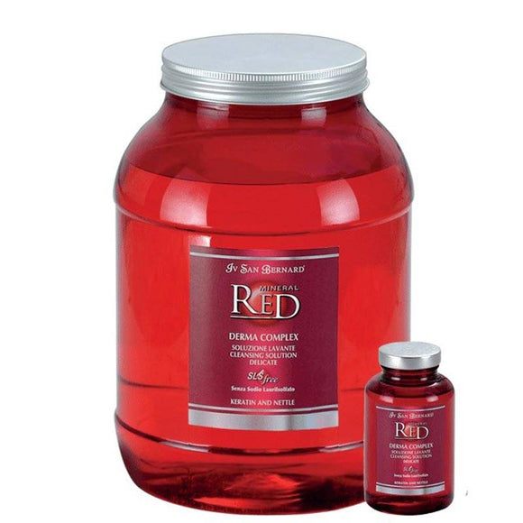 Iv San Bernard Mineral Red Derma Complex SLS Free Cleansing Shampoo with Keratin, Gentle Formula