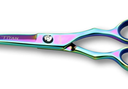 Geib Entree Blue Titan 7-Inch Curved Scissors – Precision Stainless Steel, Ergonomic Grip