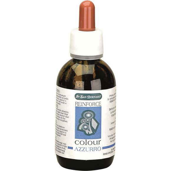 Iv San Bernard Reinforce Azzurro Blue Coat Coloring Solution – Enriches and Revitalizes Natural Pigment, 30ml