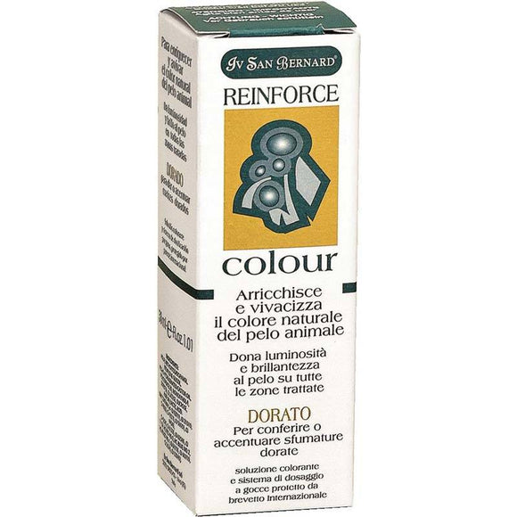 Iv San Bernard Reinforce Dorato Golden Coat Coloring Solution – 30ml, Enriches and Revitalizes Pigment