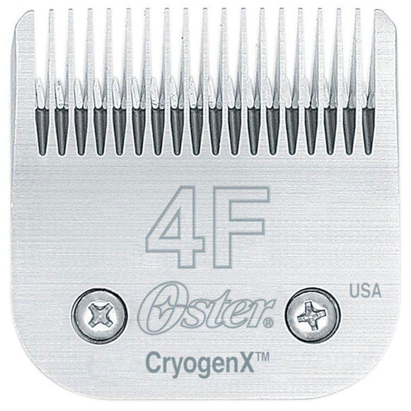 Oster CryogenX Blade No. 4F – Precision 9.5mm Steel Clipper Blade, Durable Edge