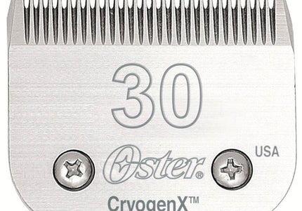 Oster CryogenX Clipper Blade No. 30 – Precision 0.5mm, Durable Steel Construction
