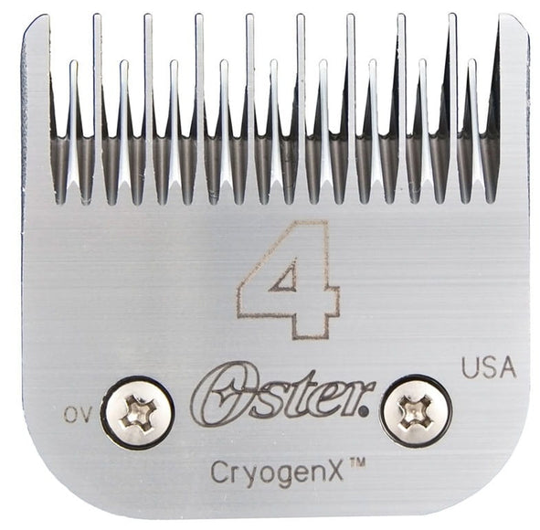 Oster CryogenX Blade No. 4 – 9.5mm Precision Steel, Durable Edge for Curly Coats