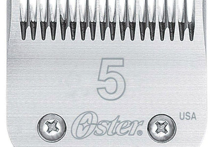 Oster CryogenX Blade No. 5 – 6.3mm Precision Steel, Premium Cut for Curly Coats