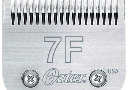 Oster CryogenX Blade No. 7F – Precision Steel Clipper Blade, 3.2mm Cut, Durable Edge