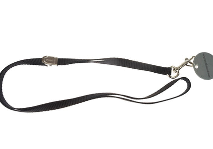 Trim Black Nylon Grooming Leash – 10mm Wide, 58cm Long, Durable and Lightweight Design