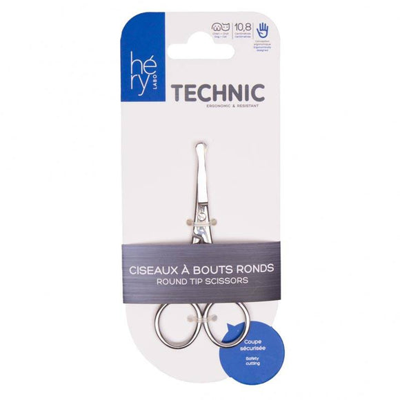 Hery Straight Grooming Scissors 4.5" – Safe Precision Blades, Compact Ergonomic Design