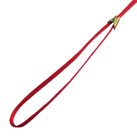 Simplicity Flat Dog Show Ring Lead – White, 6.9mm or 16mm, 120cm, Lightweight Design