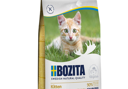 Bozita Kitten Grain-Free Chicken Cat Food – High-Protein Formula, 10kg Bag