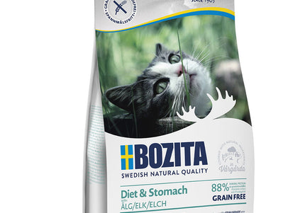 Bozita Diet & Stomach Grain Free Elk Cat Food – Sensitive Formula, 400g