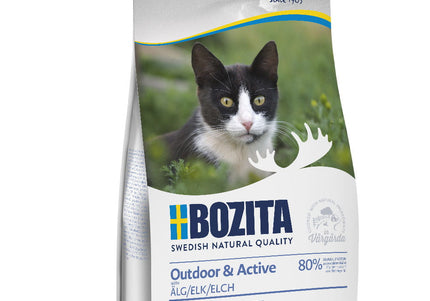 Bozita Outdoor & Active Elk Cat Food – Protein-Rich Recipe with Elk Meat, 400g