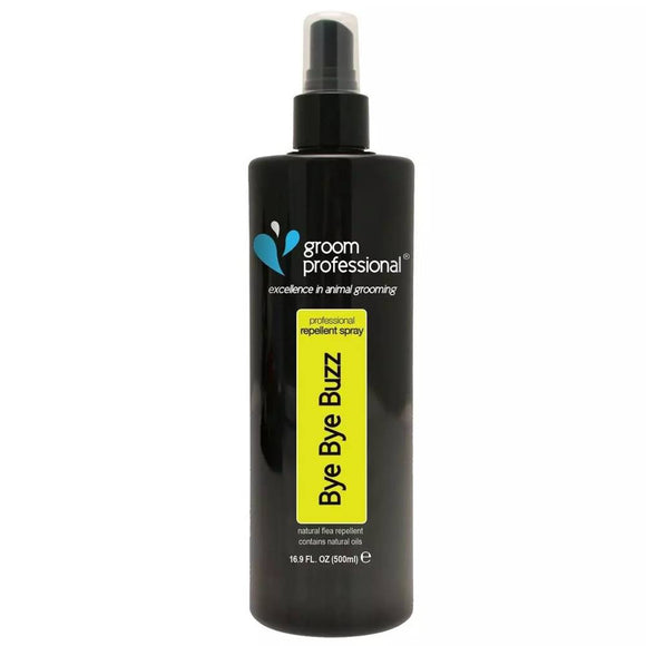 Groom Professional Bye Bye Buzz Walking Spray – Natural Oil Blend, 500ml Protective Formula