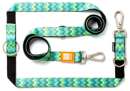 Max&Molly Multi-Leash Vintage – Adjustable Patterned Dog Leash, 200cm, Extra Small