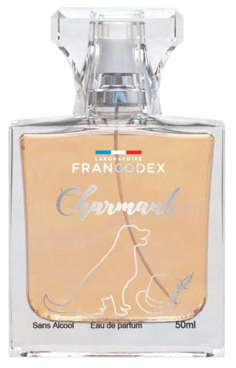 Francodex Charmant Dog Cologne – Woody Fragrance, Long-Lasting Scent, 50ml Spray
