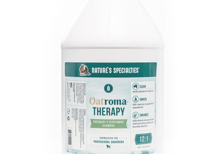 Nature's Specialties Oatroma Therapy Shampoo – Moisturizing Rosemary and Mint Concentrate, 3.8L